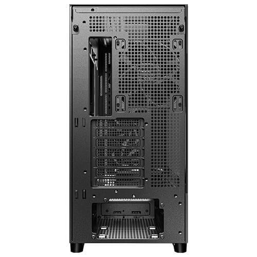 Antec FLUX-kabinet set bagfra med bagblæser og udvidelsespladser