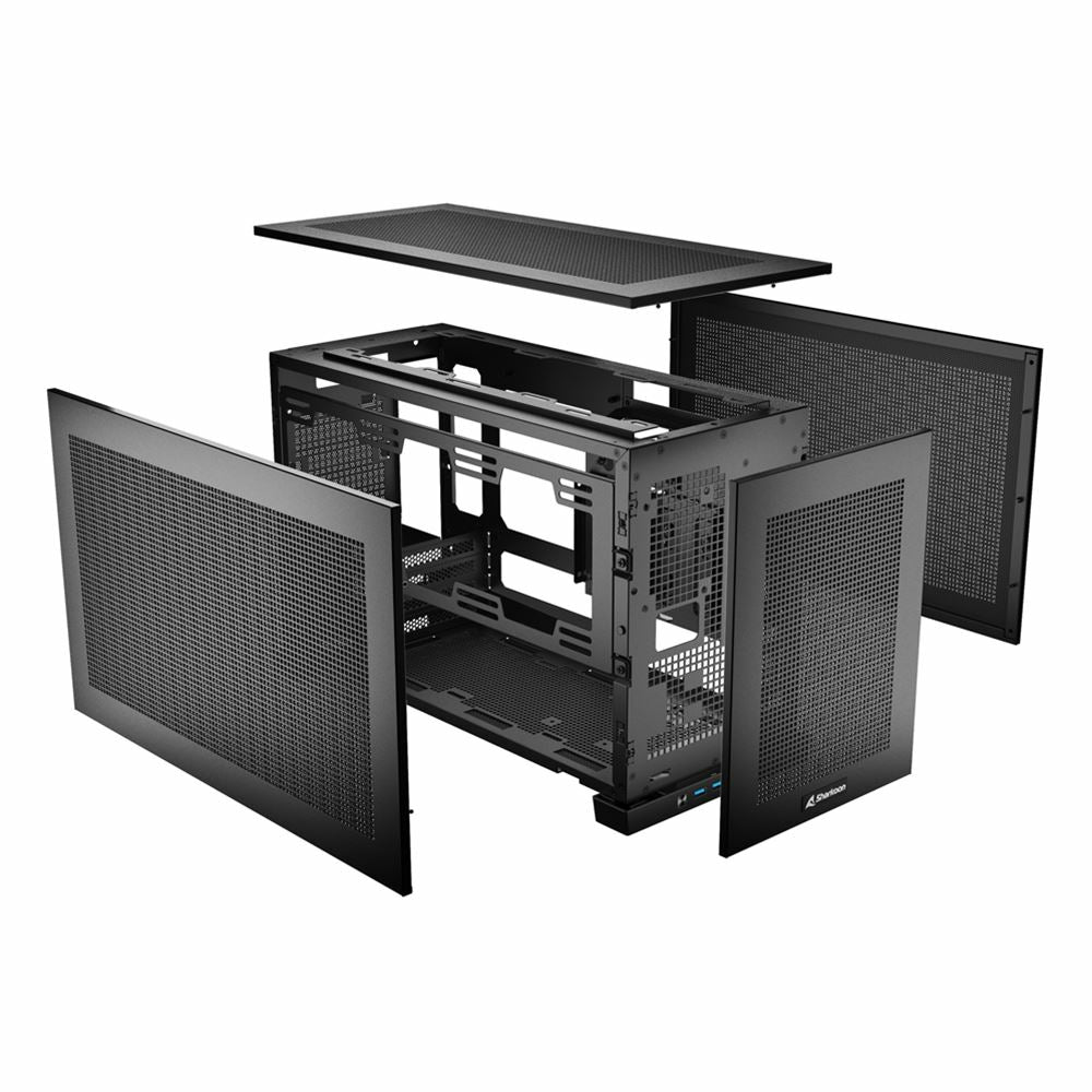 Sharkoon REBEL C20 ITX RGB, tower case (black)
