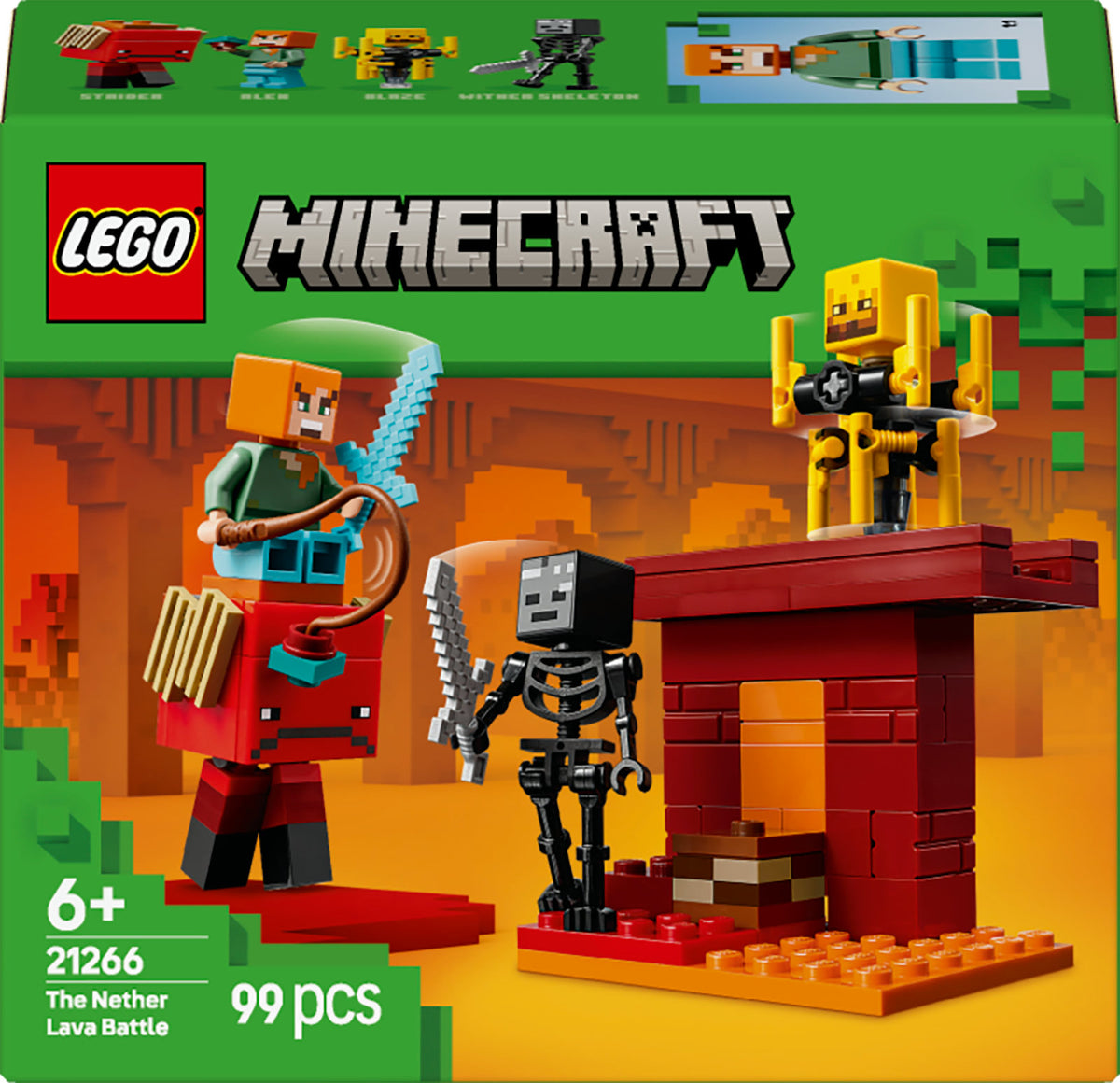 LEGO 21266 Minecraft The Lava Duel in the Nether