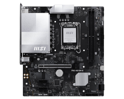 MSI PRO H810M-B bundkort - LGA1851, micro-ATX