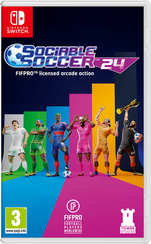 Sociable Soccer 24 – omslag til Nintendo Switch