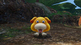 Pikmin 4 – nærbillede af gul hund i landskab