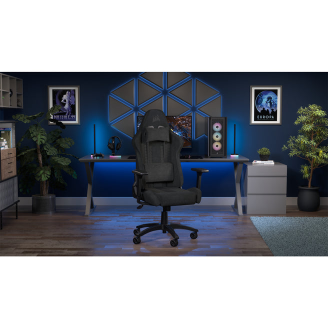 CORSAIR TC100 RELAXED Gamer Stol Sort
