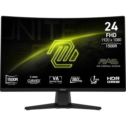MSI MAG 242C – 23,6″ gamingskærm, 1920 × 1080, 180 Hz – skærmens egenskaber