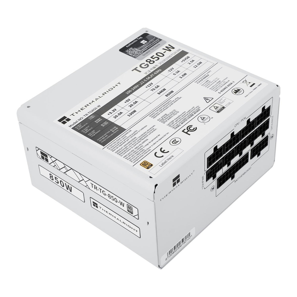 Thermalright TR-TG 850-W White - PSU, 80+ Gold