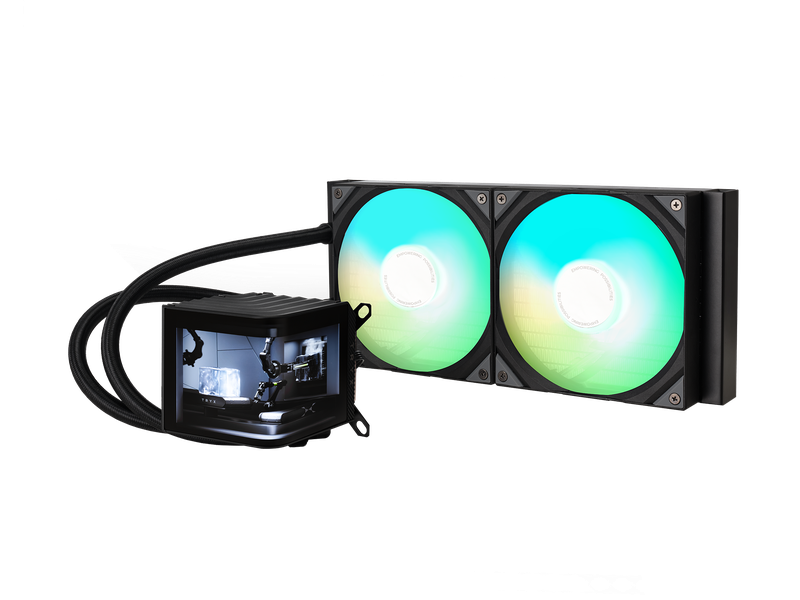 TRYX PANORAMA 280mm AIO Liquid Cooler ARGB Sort