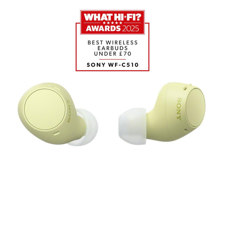 Sony WF-C510 – trådløse in-ear-øretelefoner – gul – produktdetalje 2