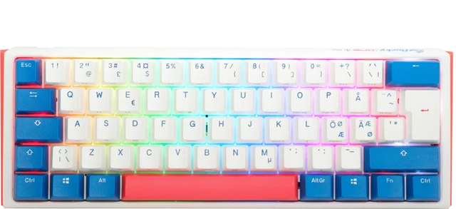 Ducky One 3 - Bon Voyage Nordic - Mini 60% - Cherry Silent Red