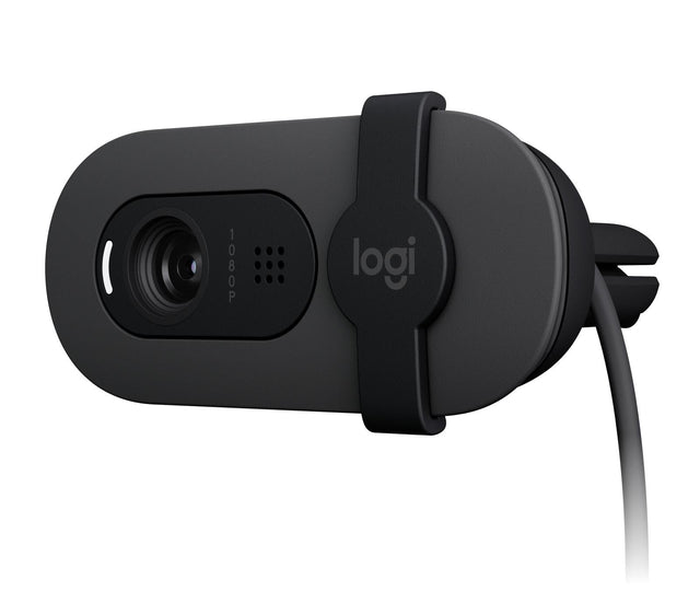 Logitech - Brio 100 Full HD Webcam - Graphite