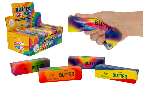 Squeeze Butter Rainbow 13 cm – Regnbue
