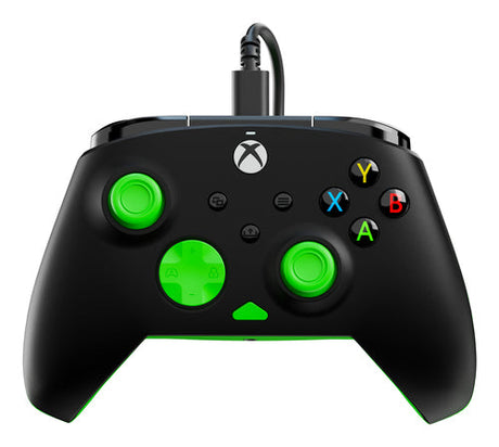 Turtle Beach Rematch Core Wired – Xbox/PC, sort/grøn – Front og knapper