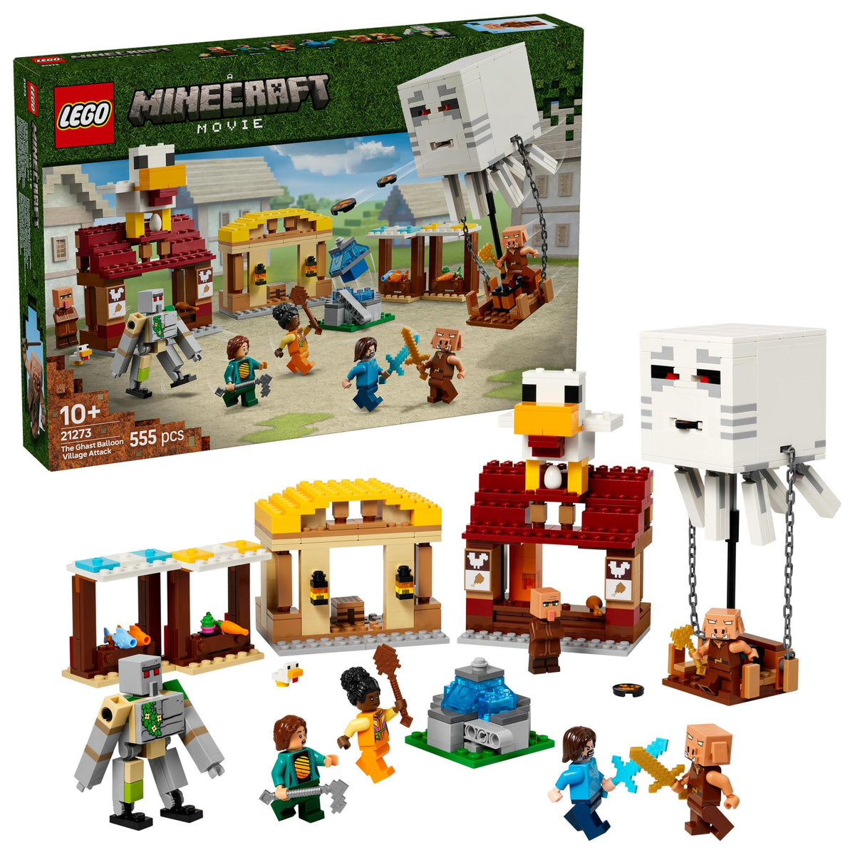 LEGO - Minecraft - The Ghast Balloon Village Attack (21273)