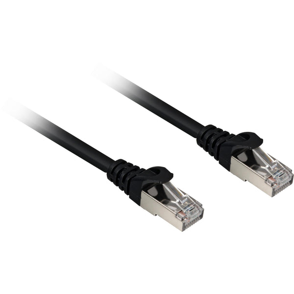 Sharkoon Cat.6a S/FTP LSOH netværkskabel – sort, 0,25 m