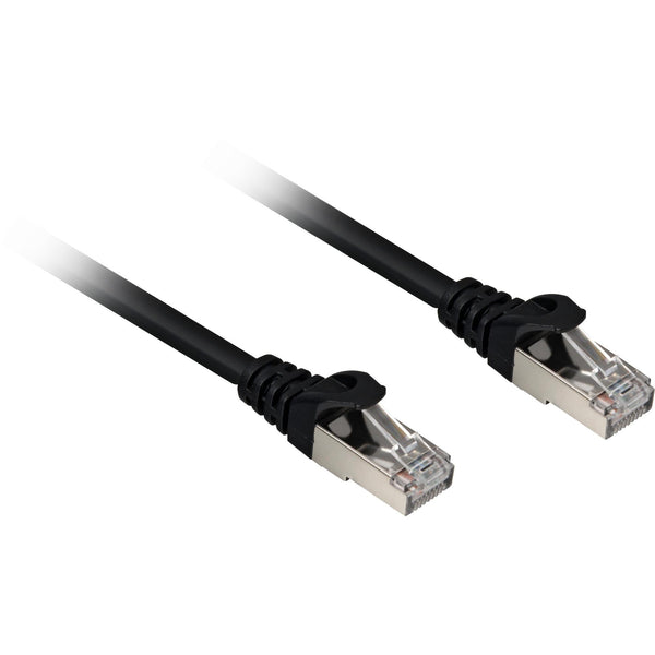 Sharkoon Cat.6a S/FTP netværkskabel – sort, 1 m