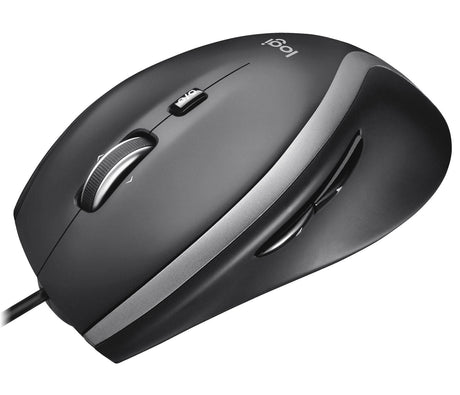 Logitech - M500S Mouse - Black - Cable