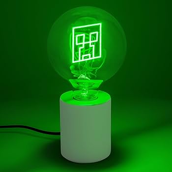Paladone LED Neon Pære – Minecraft Creeper