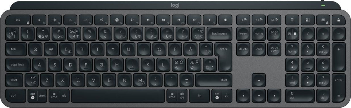 Logitech - MX Keys S Advanced Trådløs Illuminated Tastatur