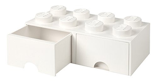 Room Copenhagen LEGO Brick Drawer 8 white - RC40061735
