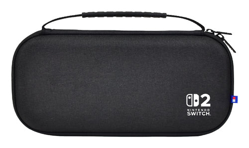 Sort HORI-bæretaske til Nintendo Switch 2 – med Nintendo Switch 2-logo