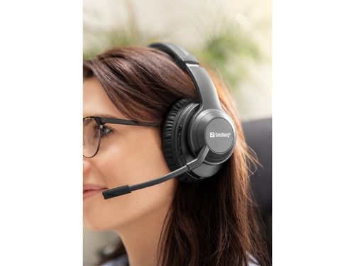 Sandberg Trådløst Headset ANC+ENC Pro - Sort