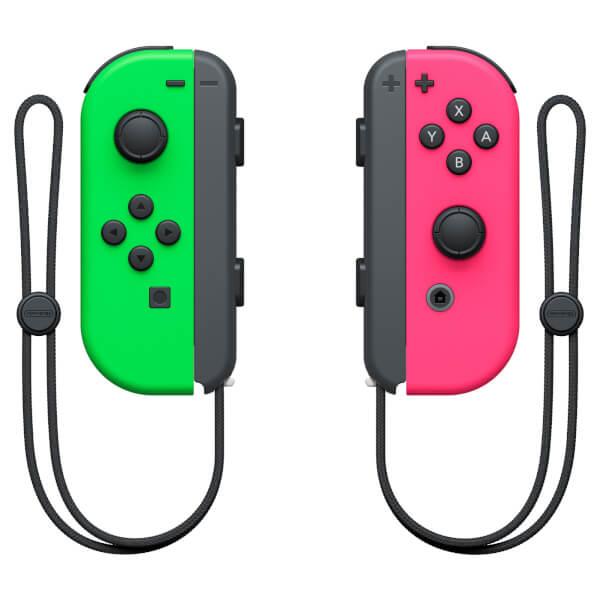 Nintendo Switch Joy-Con Controller Pair - Neon Grøn/ Neon Pink (L + R)