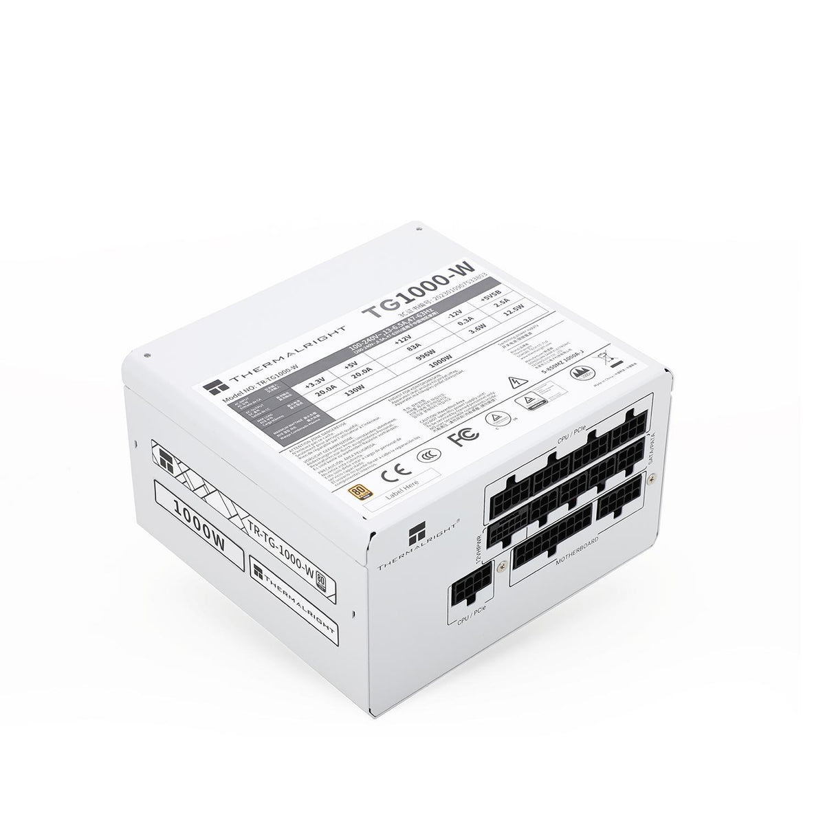 Thermalright TR-TP 1000-W White - PSU, 80+ Platinum