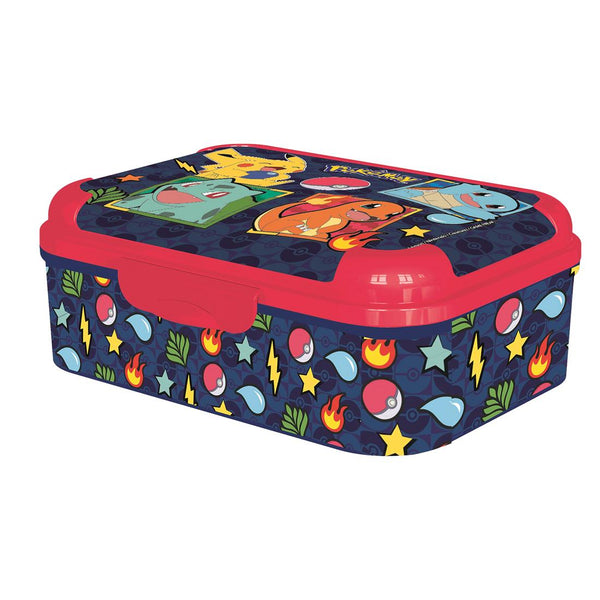 Stor - POKÉMON Asker Lunch Box - 17 x 13.5 x 6.2 cm