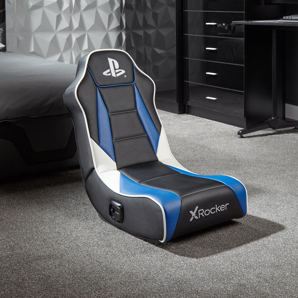 XROCKER PLAYSTATION GEIST 2.0 FLOOR ROCKER - BLACK AND BLIUE