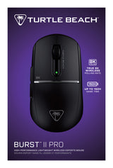 Turtle Beach Burst II Pro – trådløs gamingmus, sort – Emballagens front