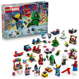 LEGO 76340 Marvel-julekalender – med æske og alle modeller