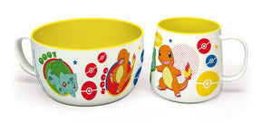 Abysse POKEMON - Breakfast Set Mug + Bowl - Pikachu & Kanto Starters