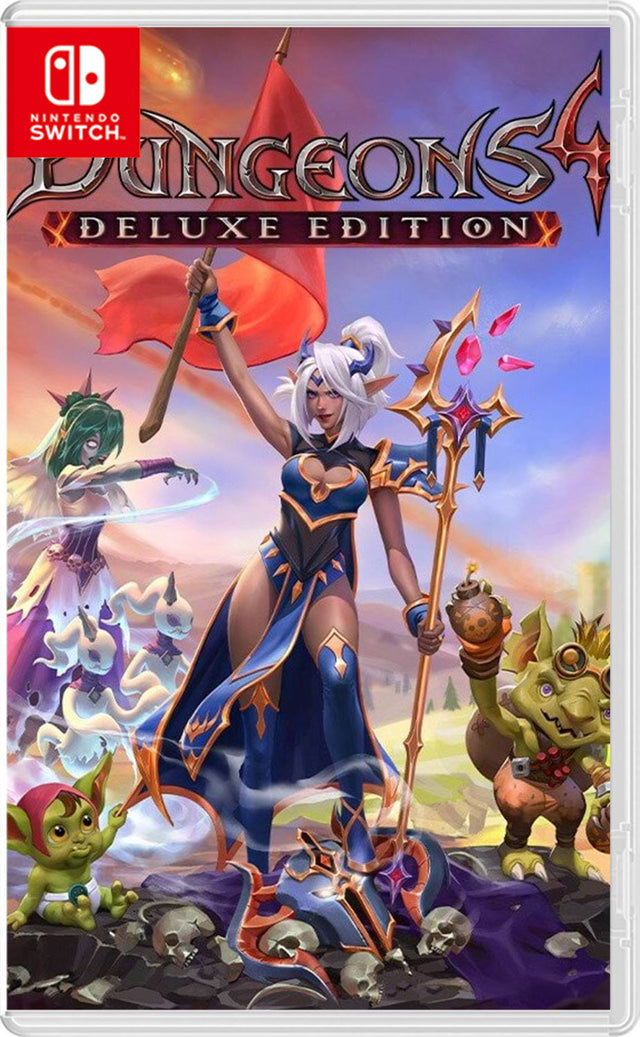 Dungeons 4 (Deluxe Edition) – Nintendo Switch – spilomslag
