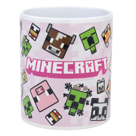 Storline Minecraft Hoveder Keramisk Krus - 325 ML