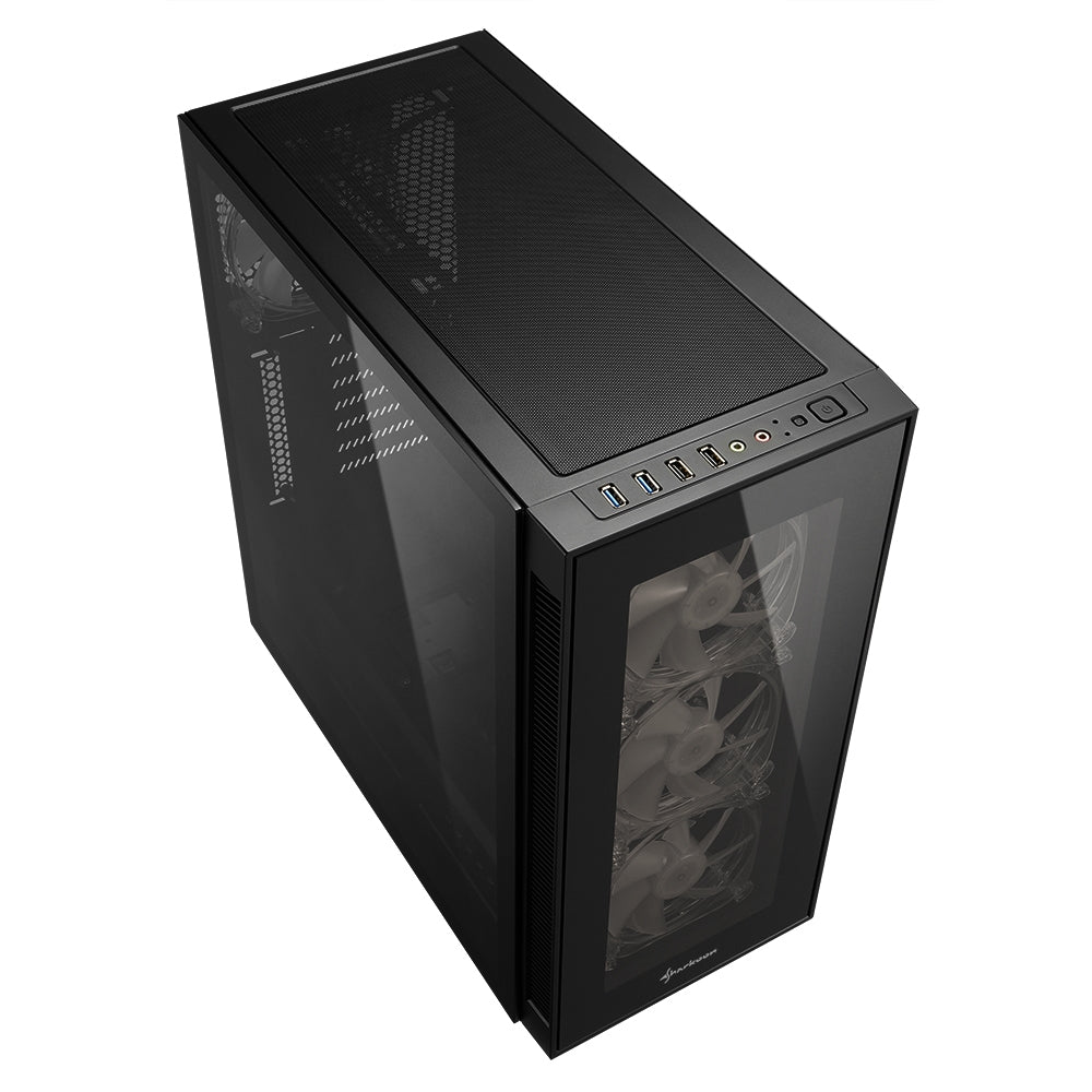 Sharkoon TG5 PRO RGB, tower case (black)