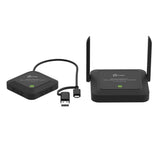 j5create JVW120-N trådløs USB-forlænger – sender og modtager set forfra
