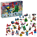 LEGO 76340 Marvel-julekalender – med alle minifigurer og små modeller