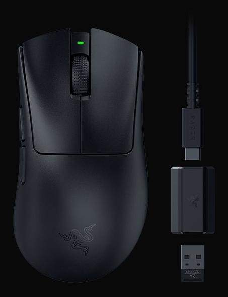 Razer – Deathadder V3 Hyperspeed Gaming Mouse – Black