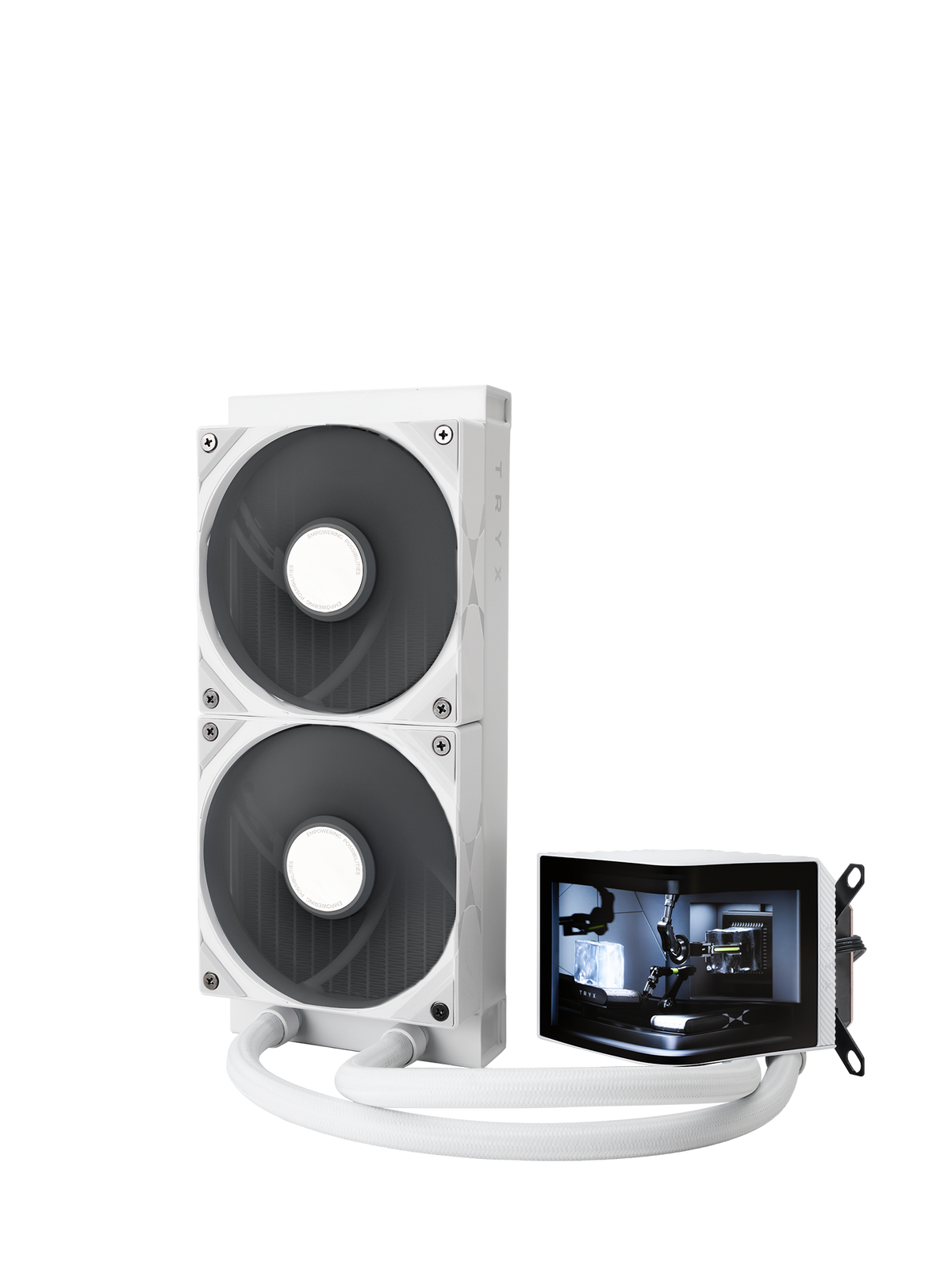 TRYX PANORAMA 240mm AIO Liquid Cooler Hvid