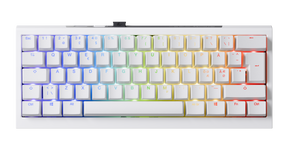Ducky One X - White Nordic - Mini 60% - Ducky Inductive Switch (analog) Tri-Mode (Trådløs, BT, Cord)