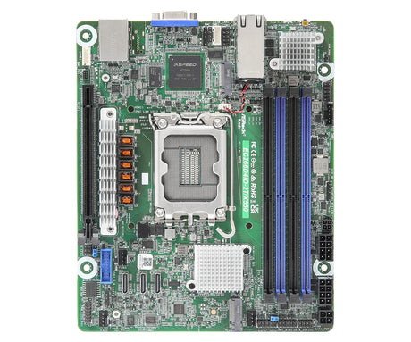 ASRock Rack EC266D4ID-2T/X550 bundkort - LGA1700, DDR5 - produktbillede