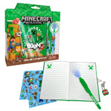 Mojang Minecraft Boom Dagbog med Magisk Pen – Skrivesæt