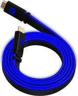 FLOATING GRIP 1,5M HIGH-SPEED LED HDMI CABLE V2.1 - BLUE