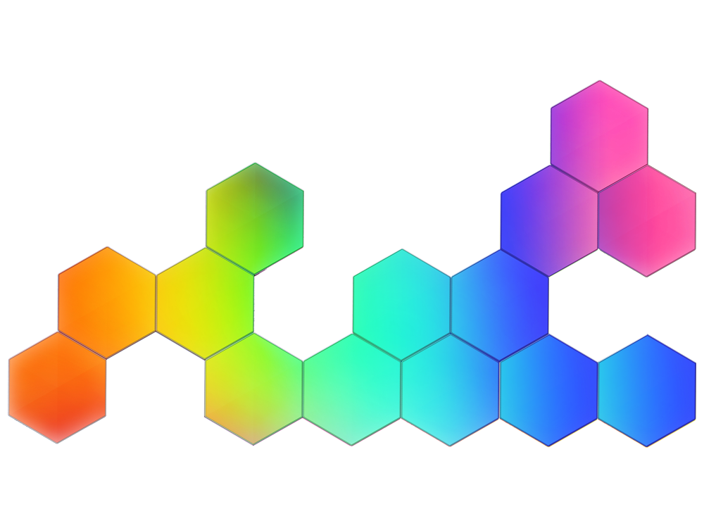 MECHARITE - Hexagon RGBIC Light - 10 Pack