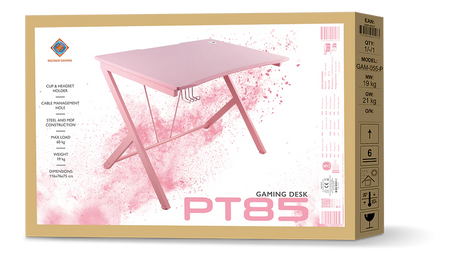 DELTACO L33T - PINK LINE PT85 Gaming Bord - Pink