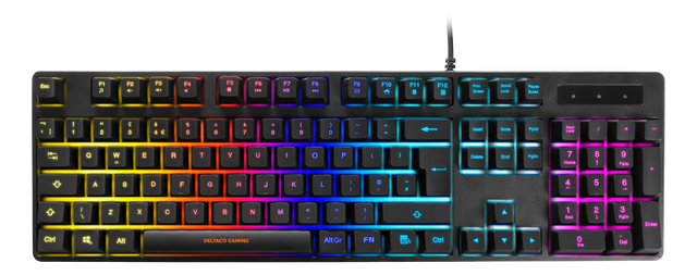 Deltaco - DK310 RGB Gaming Keyboard - Outemu Red Switch - UK LAYOUT