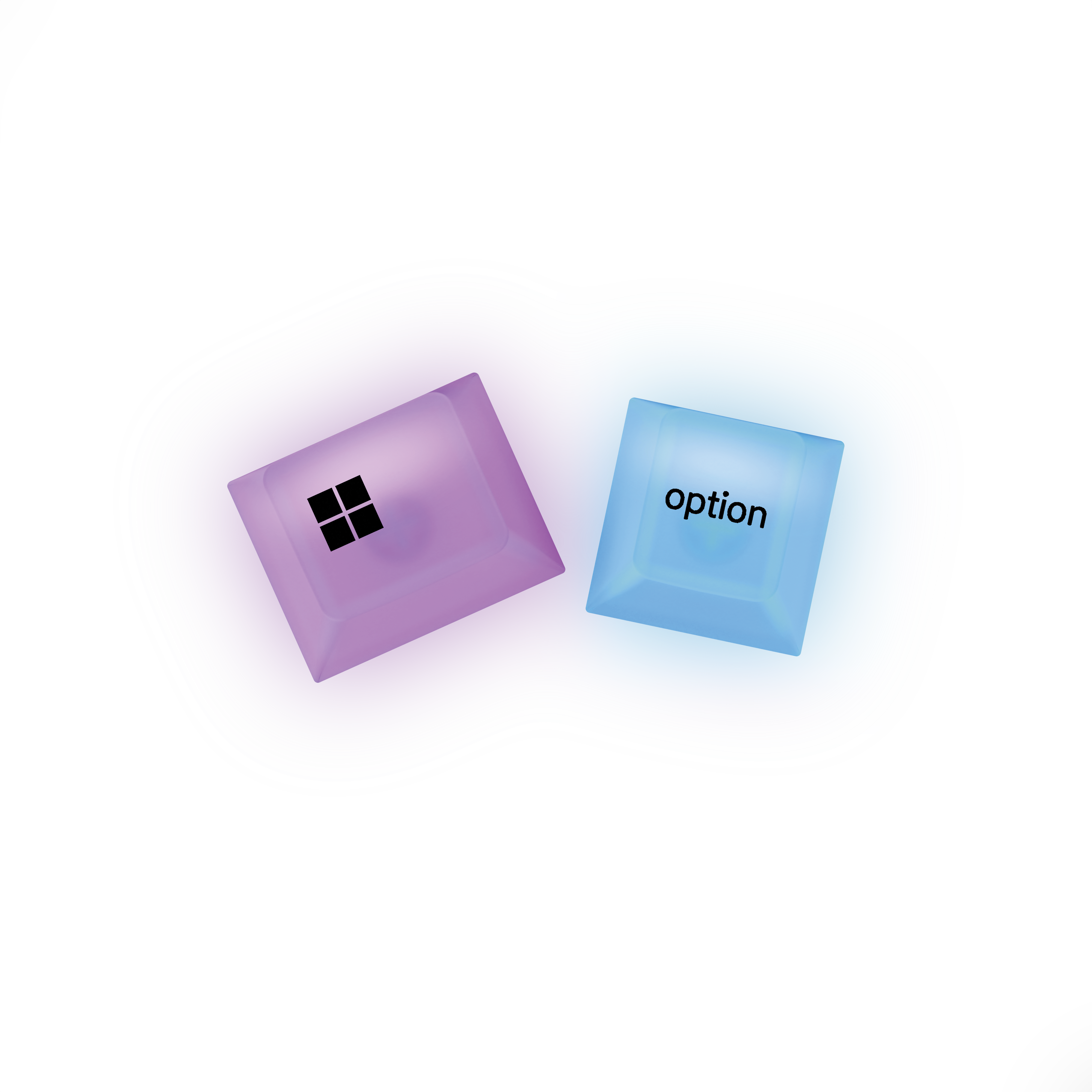 Glorious Polychroma V2 RGB Keycaps - Nordic ISO (131 pcs) - Cherry Profile