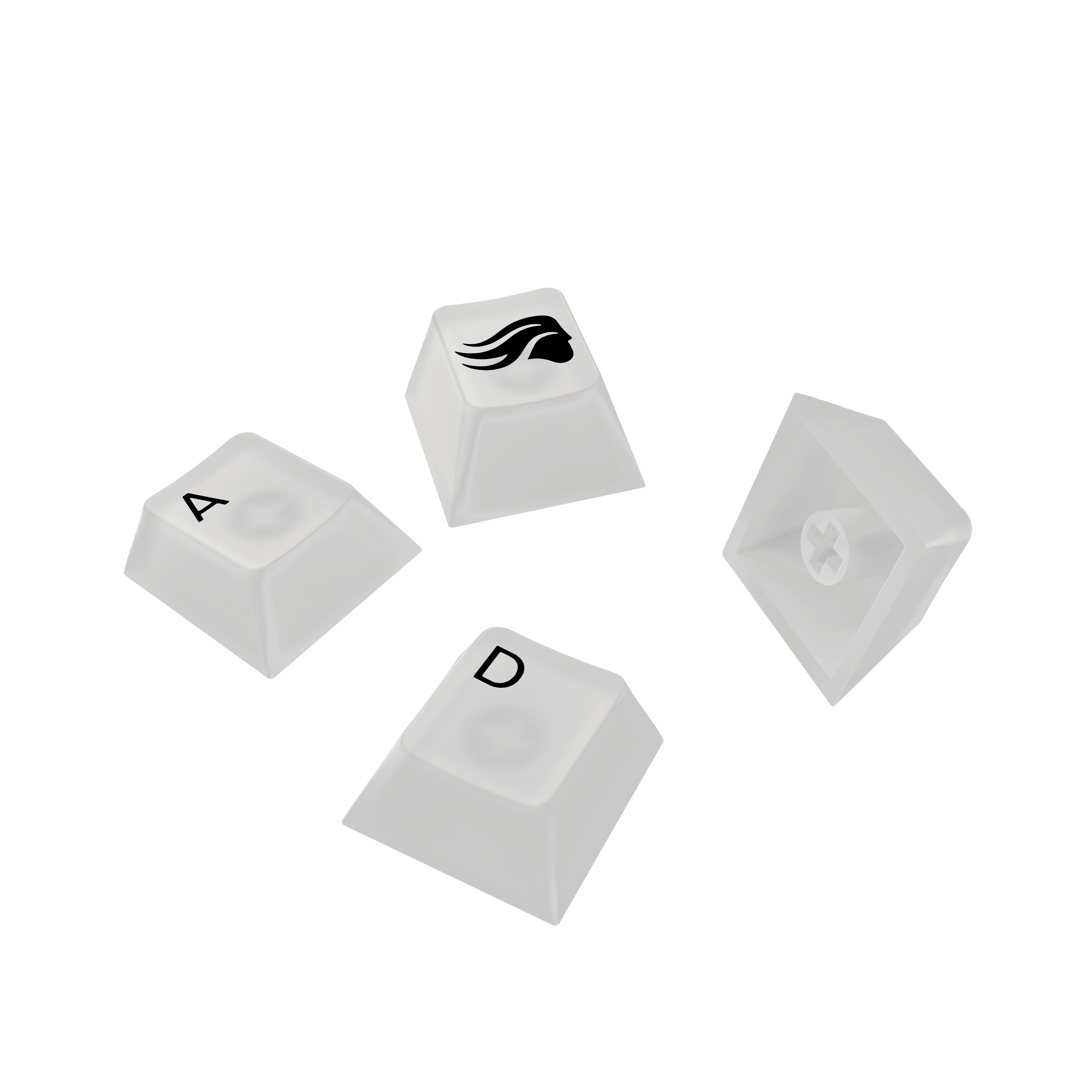 Glorious Polychroma V2 RGB Keycaps - Nordic ISO (131 pcs) - Cherry Profile