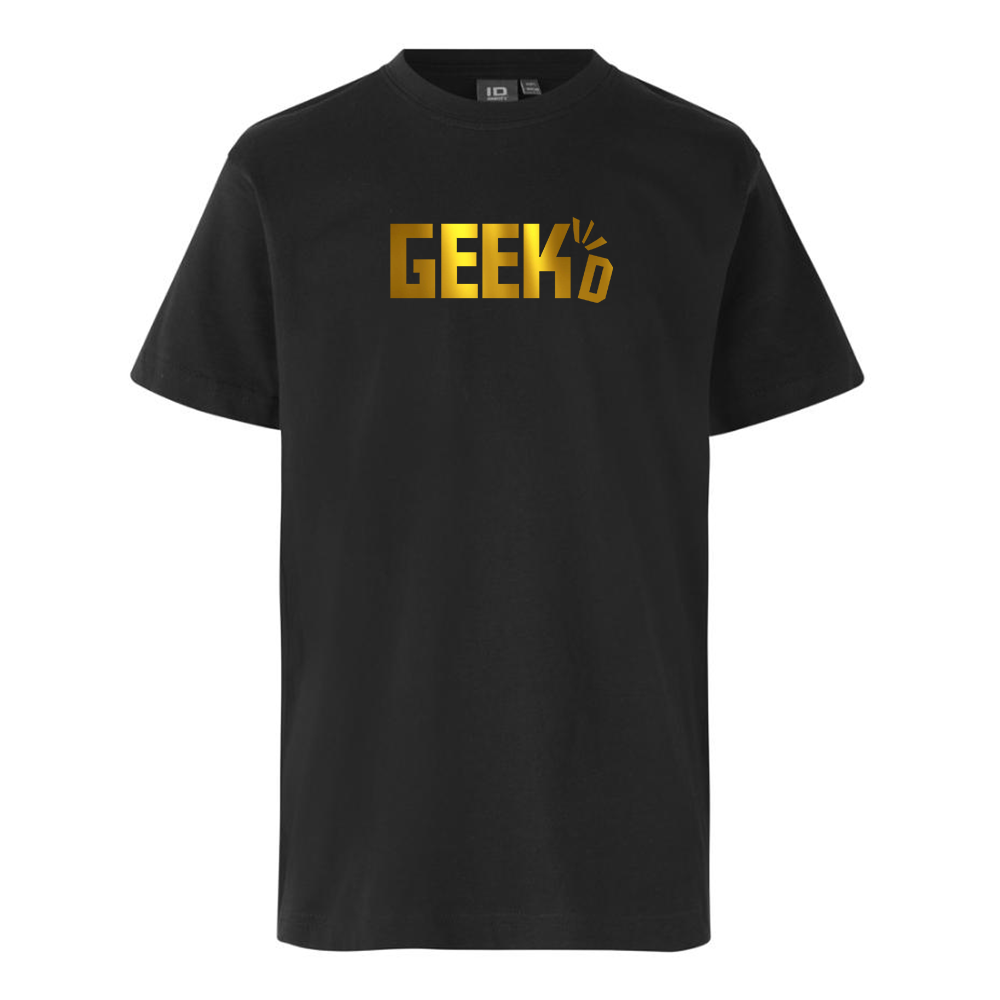 Geekd - Guld Logo Tee - Sort