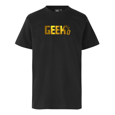Geekd - Guld Logo Tee - Sort