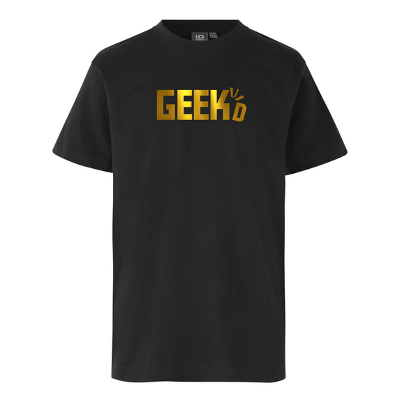 Geekd - Guld Logo Tee - Sort